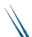 MICRO 1X2 STRAIGHT DIAMOND DUSTED TITANIUM TISSUE PLIERS 1