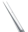 PLAIN STRAIGHT MICRO TISSUE PLIERS, DIAMOND DUSTED 1