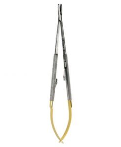 SIMION STRAIGHT CASTROVIEJO PERMA SHARP NEEDLE HOLDER, 18 CM