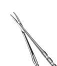 MICROSURGICAL CURVED CASTRO NEEDLE HOLDER, DIAMOND DUSTED, 18 CM 1